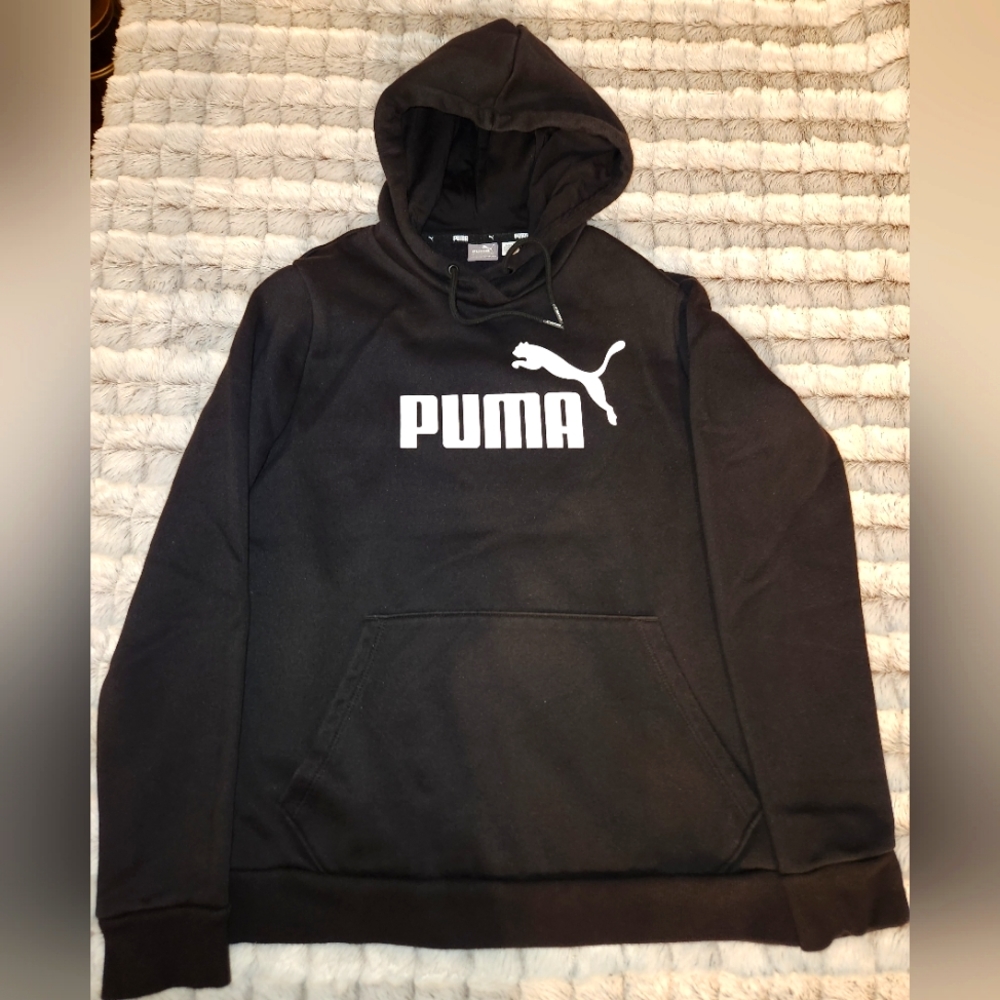 Puma black hoodie unisex